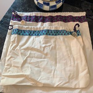 Brand new shoe accessory bags from Tory Burch. Never used perfect condition